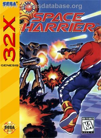 Cover Space Harrier for Sega 32X